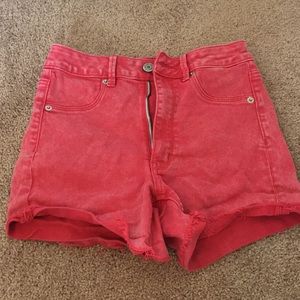 Very high waisted shorts